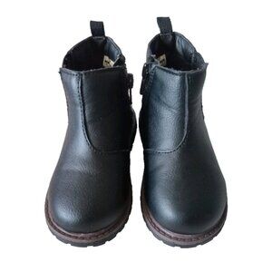 Oshkosh Baby Girls Harlow Black Ankle Boots Classic Preppy 6M